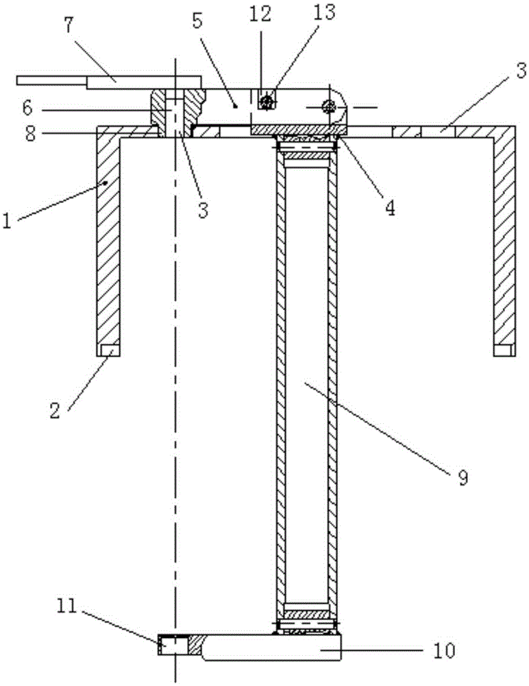 Nut force limiting device and using method thereof