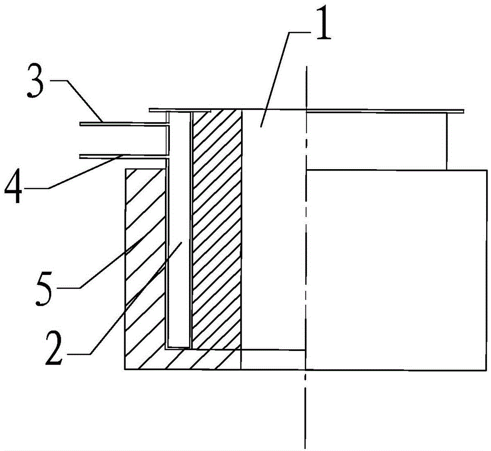 A cooling device and cooling method for the downcomer of the rh refining furnace in a steel plant