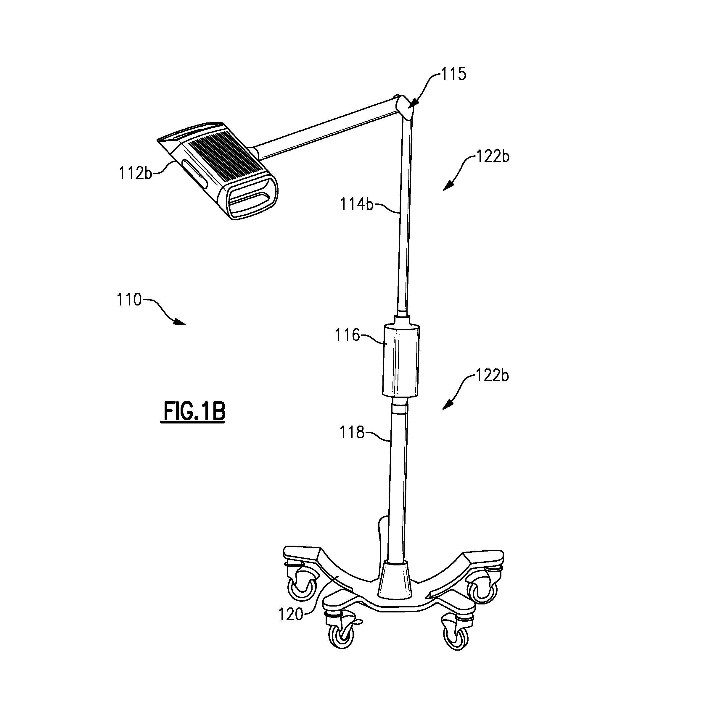 Examination light apparatus with touch-less control