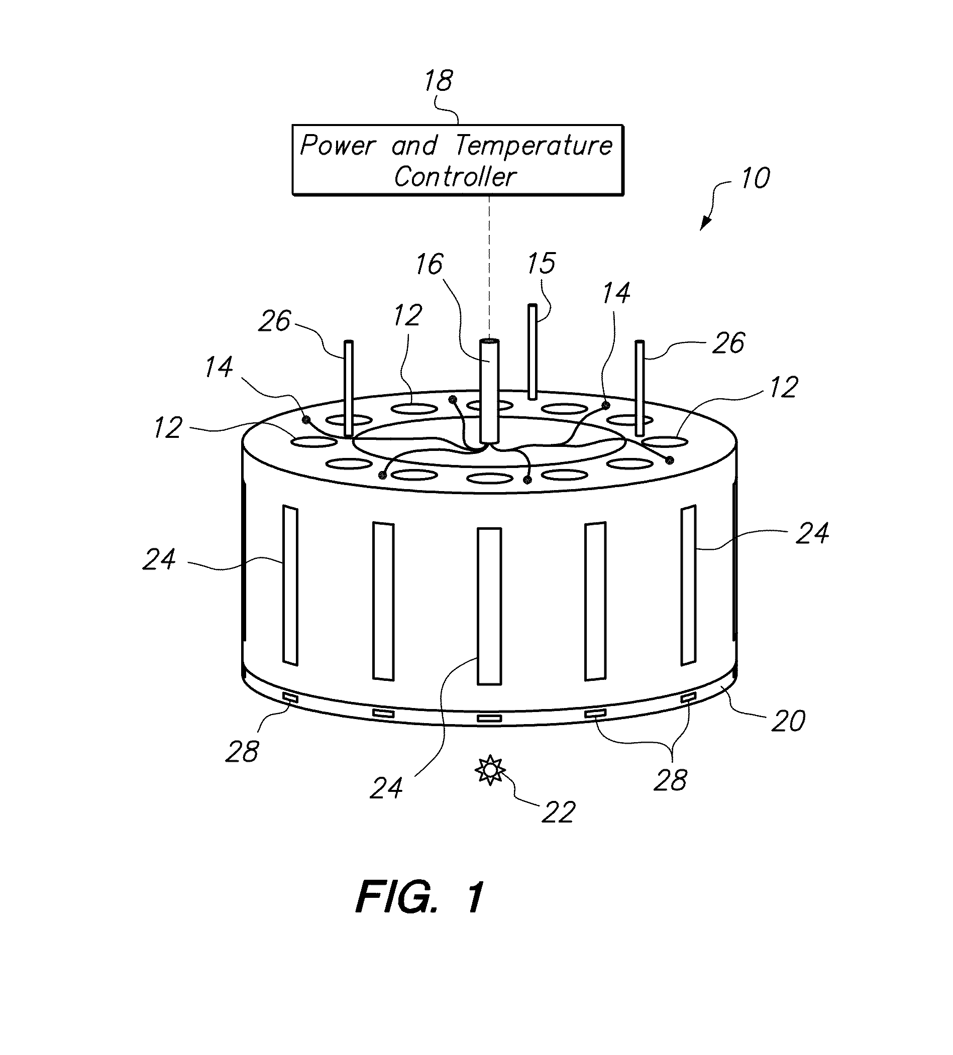 Thermal phase separation simulator