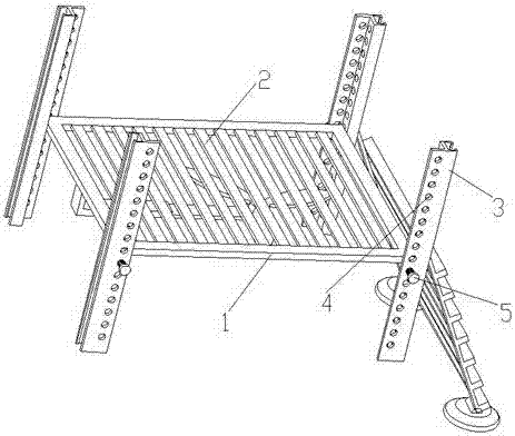 Multifunctional storage shelf for ships