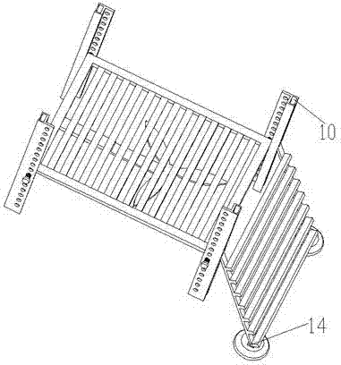 Multifunctional storage shelf for ships