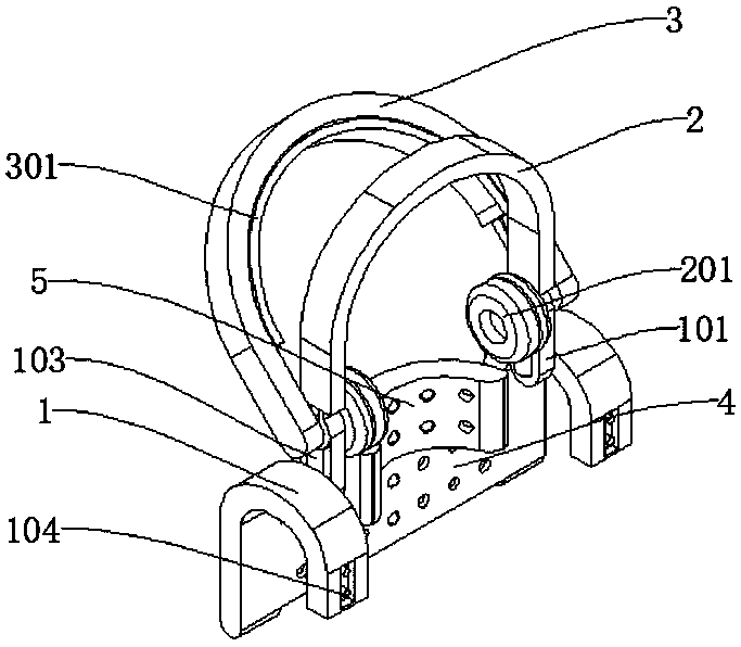 Portable miniature auxiliary treatment device for depression