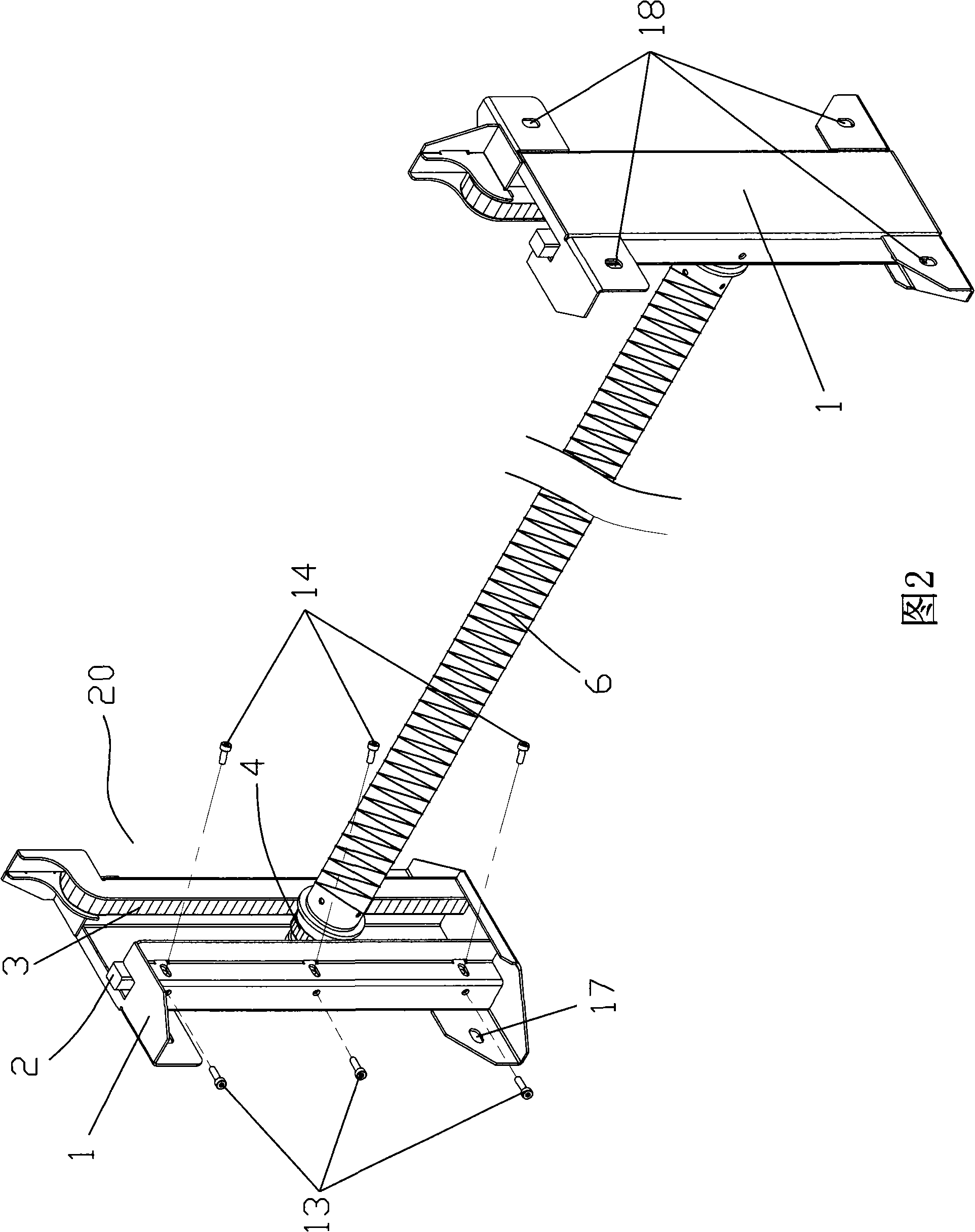 Printing medium mechanism unit for printer