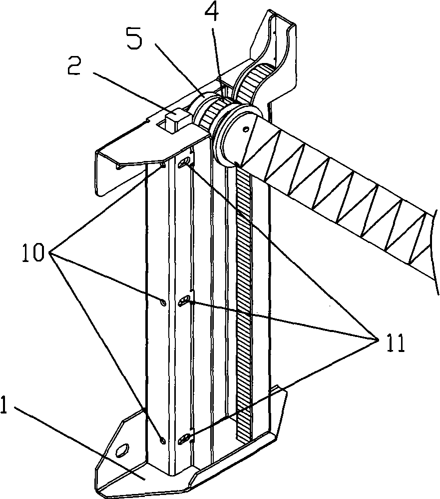 Printing medium mechanism unit for printer