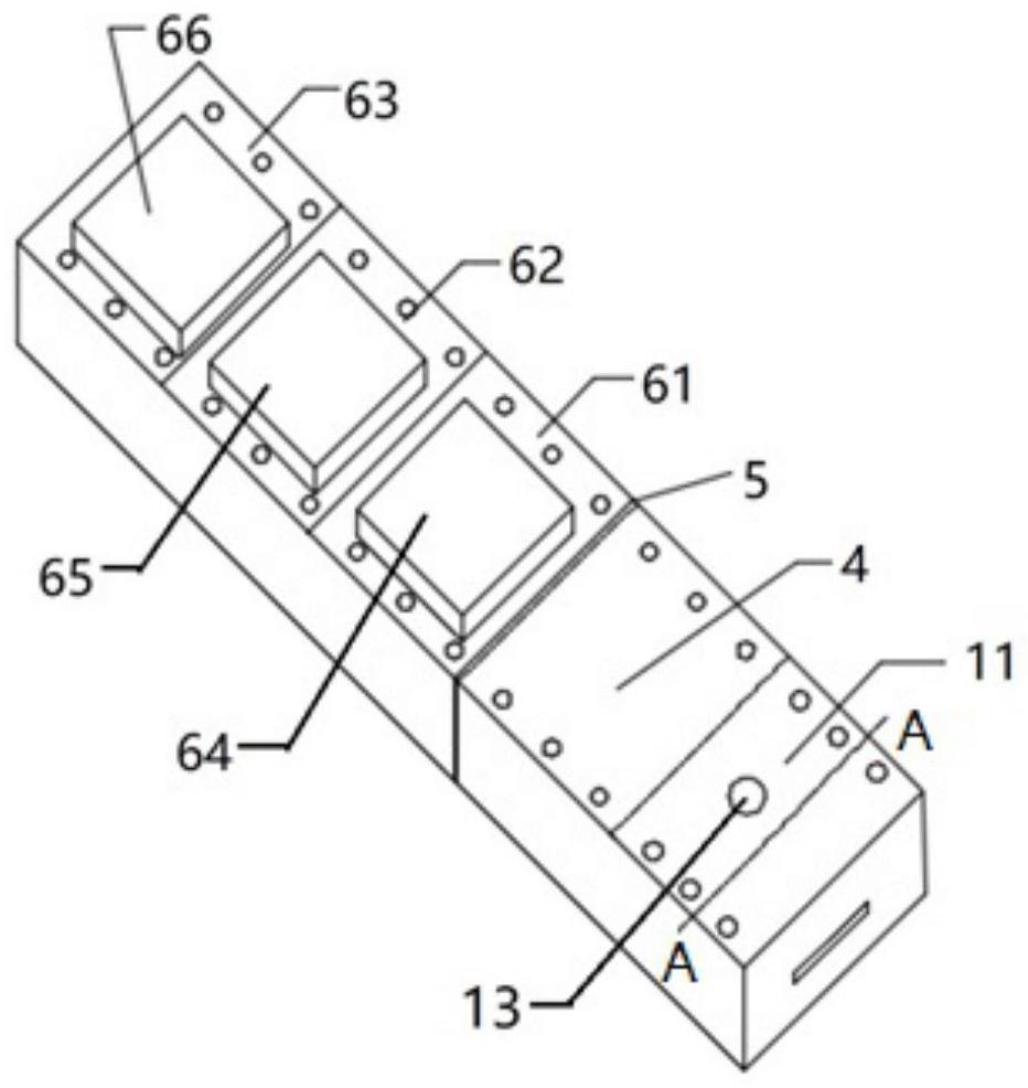 Wind power blade main girder sheet pultrusion impregnation device, mold, equipment and method