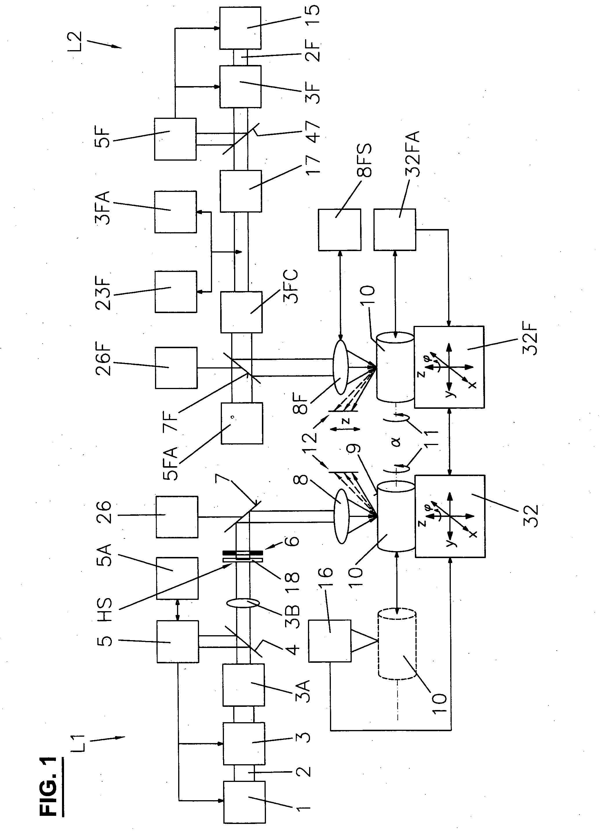 Method and device for producing color pattern by means of diffraction gratings
