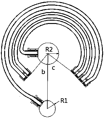 Variable-pipe-diameter multi-heat-exchanging-pipe heat pipe