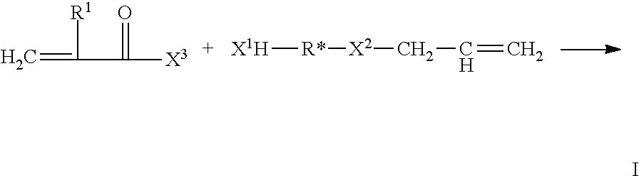 Allyl acrylate crosslinkers for psas