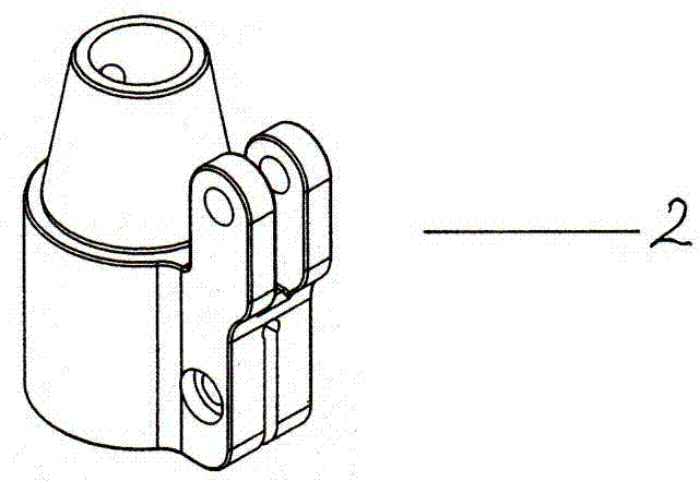 Tapered-sleeve locking type folding handlebar standpipe