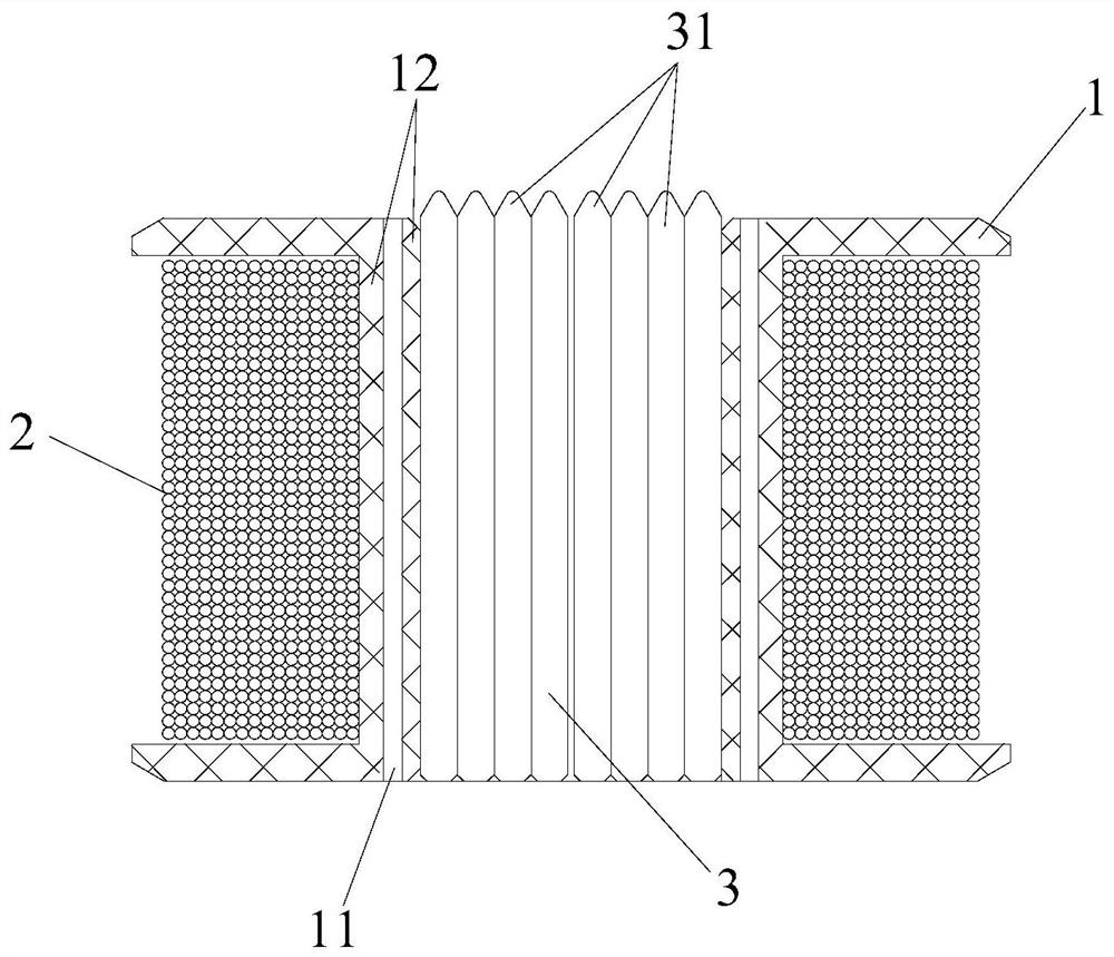 Heat dissipation type electromagnetic coil device and electromagnetic physiotherapy equipment thereof