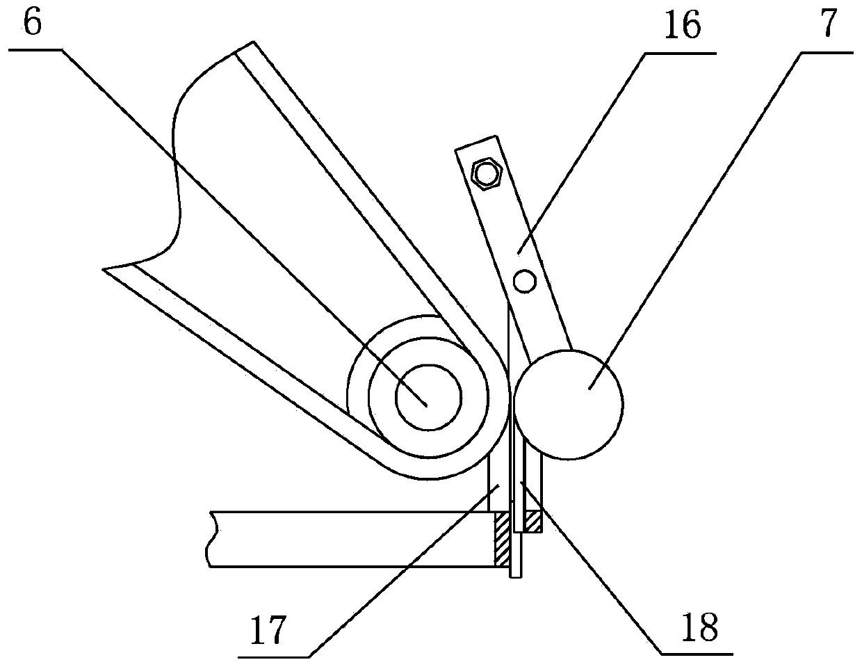 Ceramic tile paper covering machine and paper feeding device