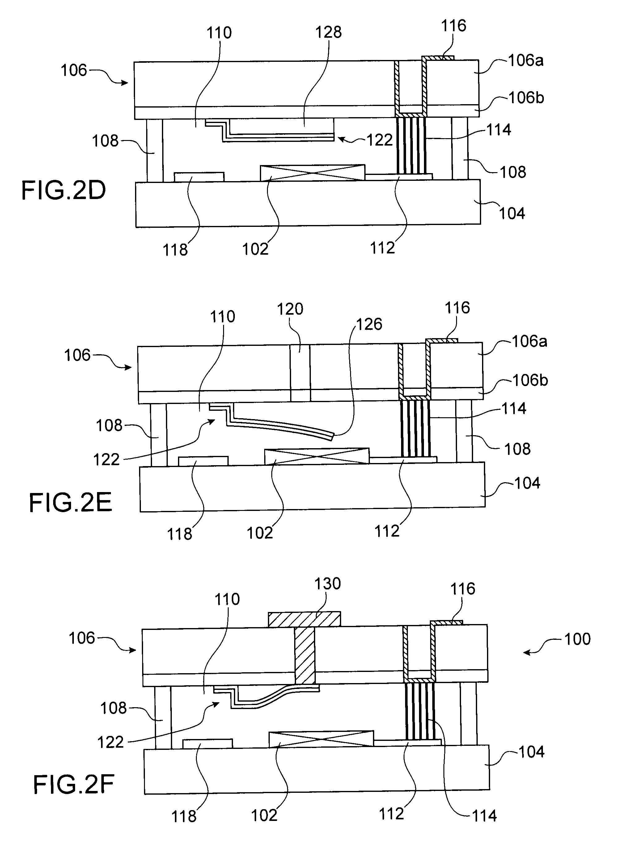 Microcavity structure and encapsulation structure for a microelectronic device