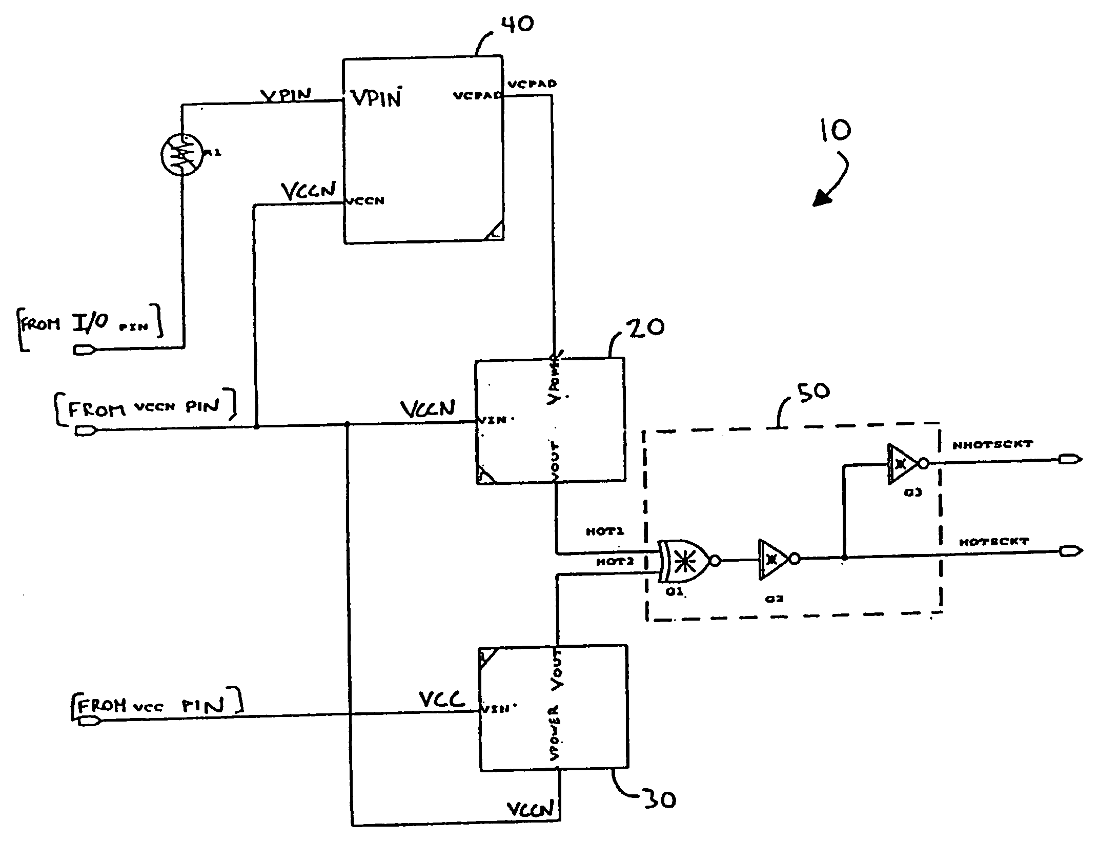 Supply voltage detection circuit