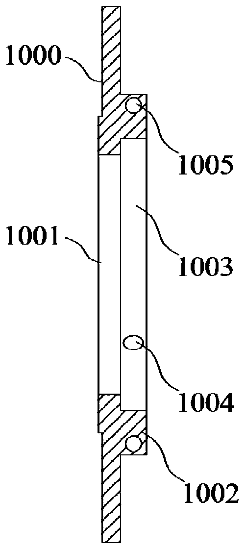 Method for machining stirrer shaft end part sealing ring B