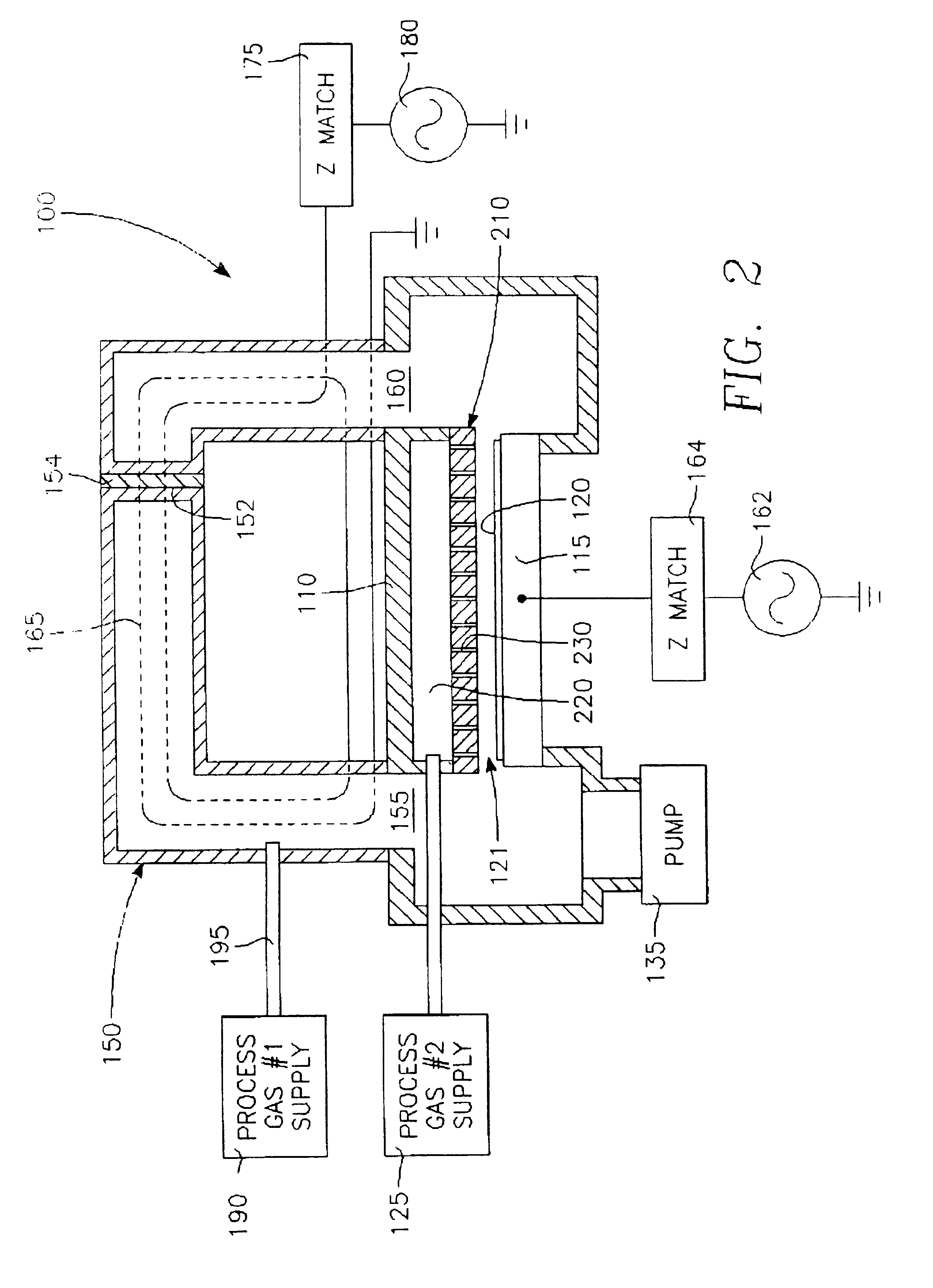 Method of processing a workpiece using an externally excited torroidal plasma source