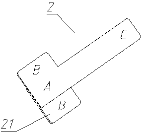 Lithium ion battery and tab and pole connecting pieces thereof