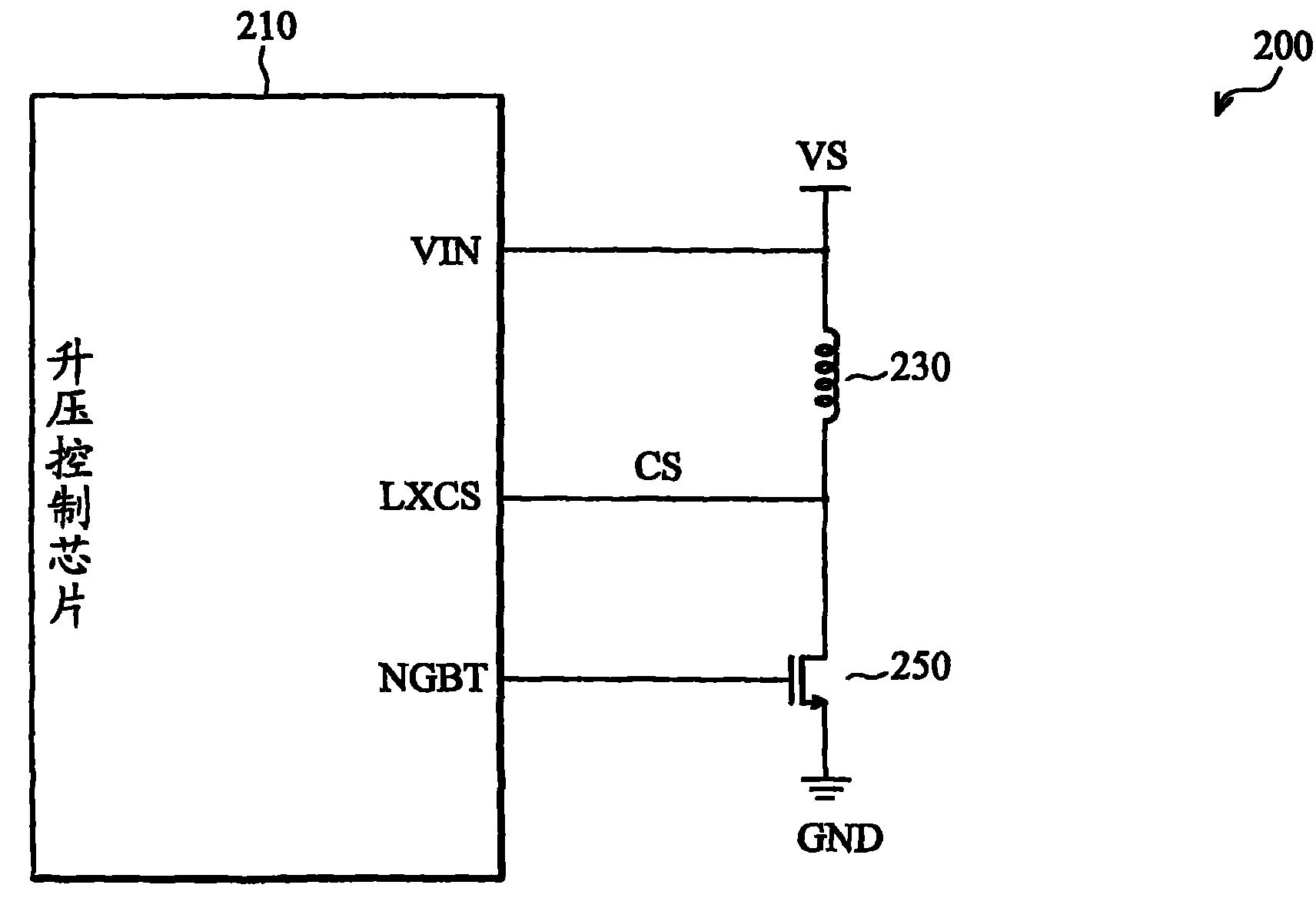 Boost control chip