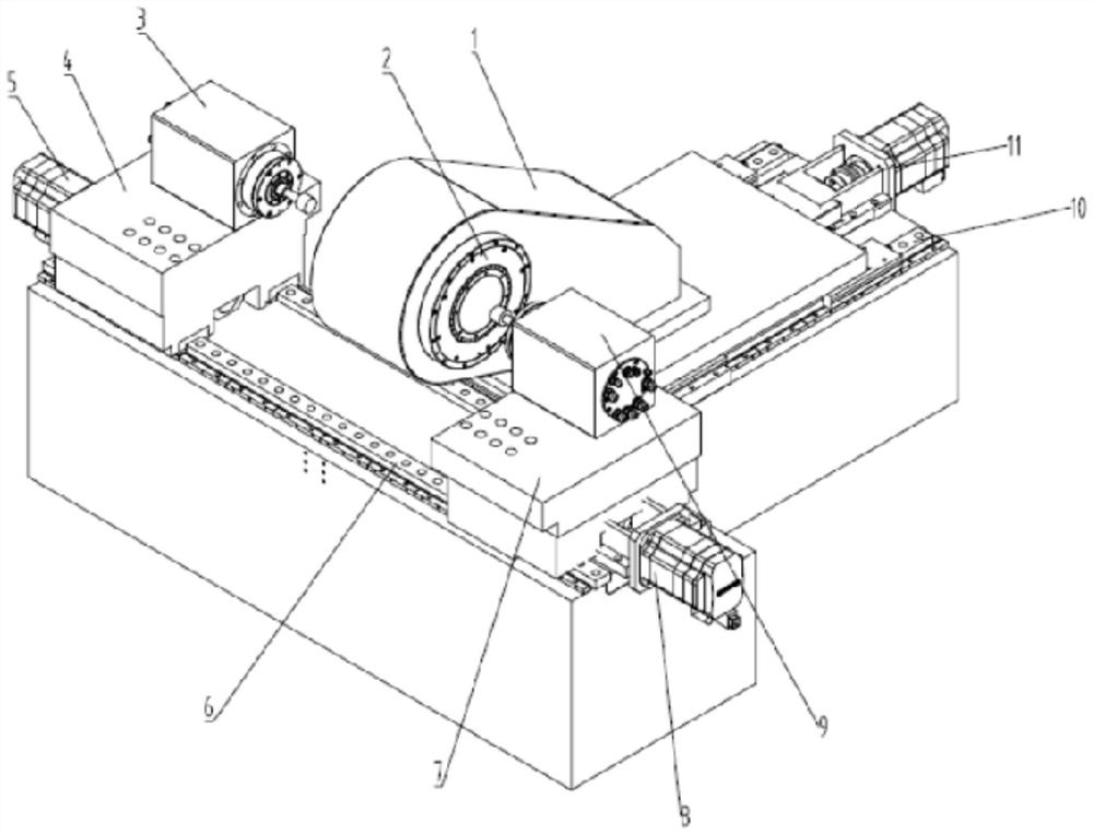 Workpiece main shaft and grinding machine tool