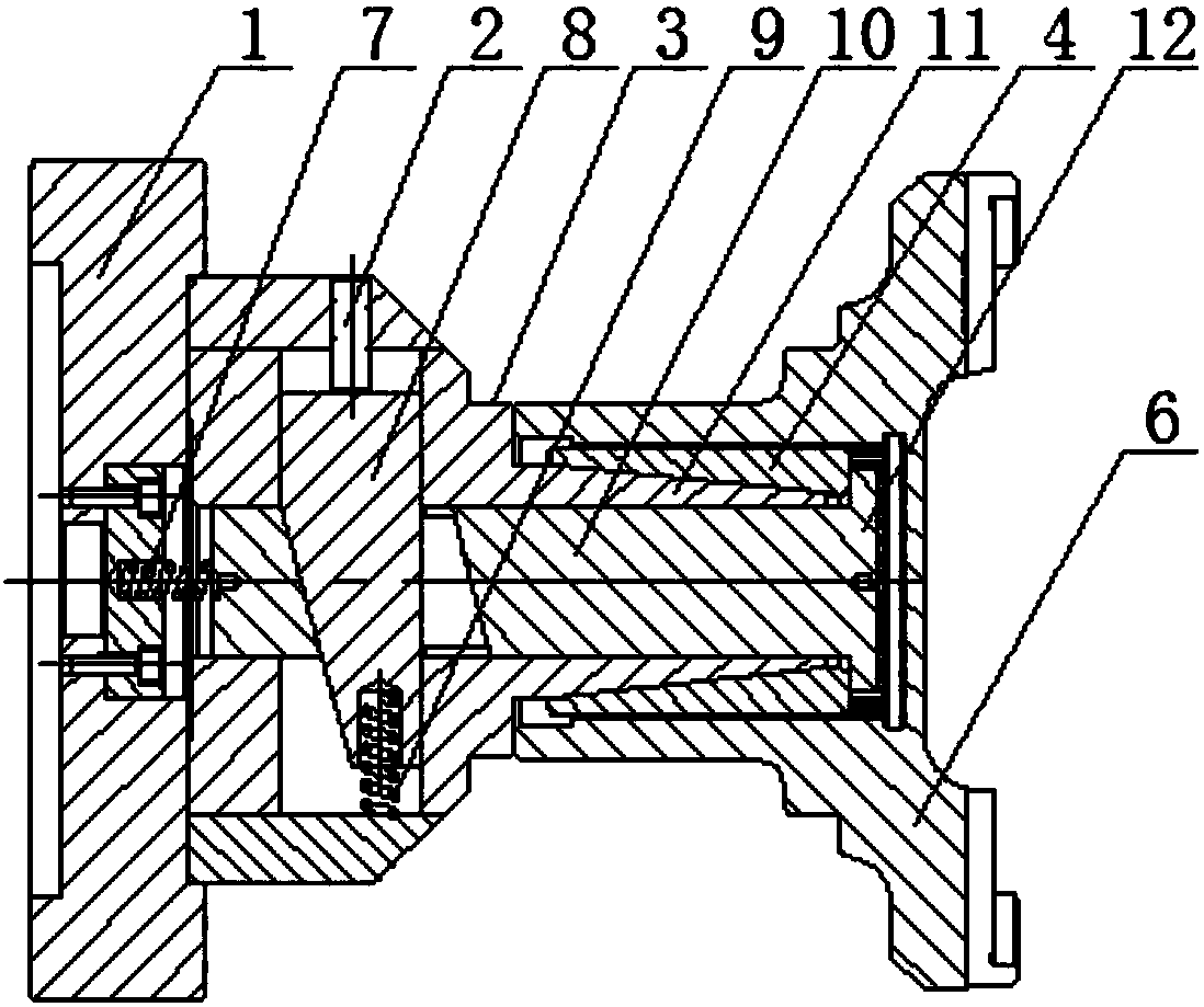 Spline housing rapid clamping connector