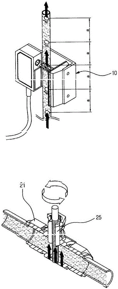 Apparatus for sensing and controlling gas supply amount, and method for sensing and controlling gas supply amount thereby