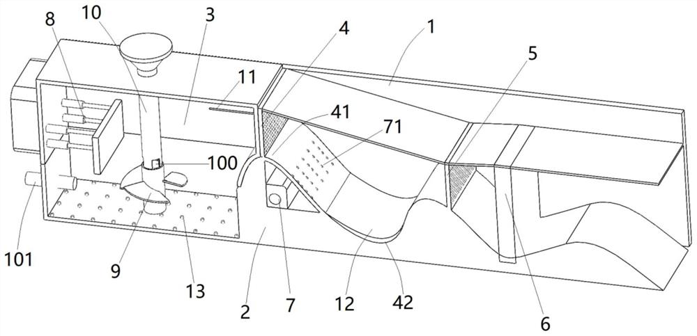 Water treatment filter based on multi-stage filtering function