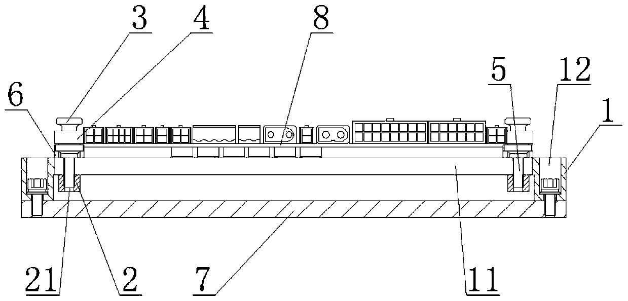 Circuit board universal fixture for vibration test board and using method thereof