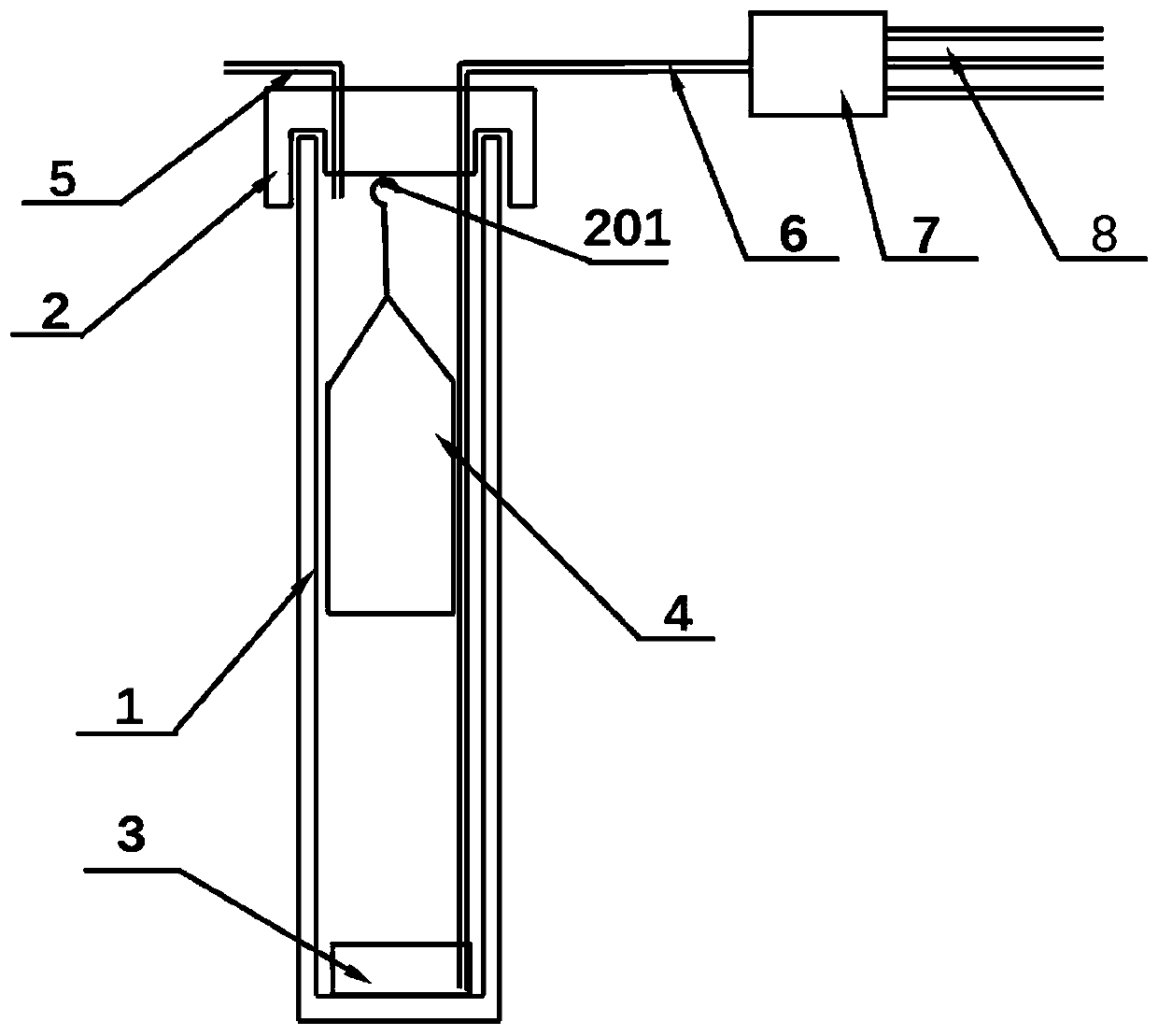 Multifunctional blast furnace harmful element adsorption experiment method and device