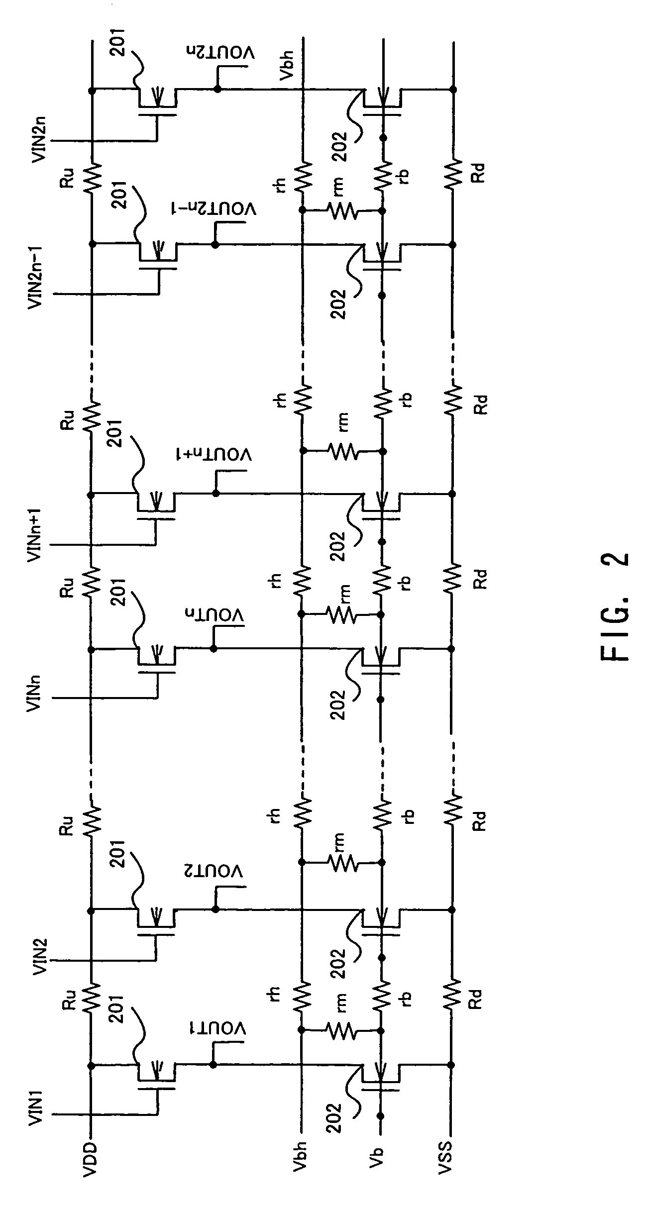 Circuit having source follower and semiconductor device having the circuit