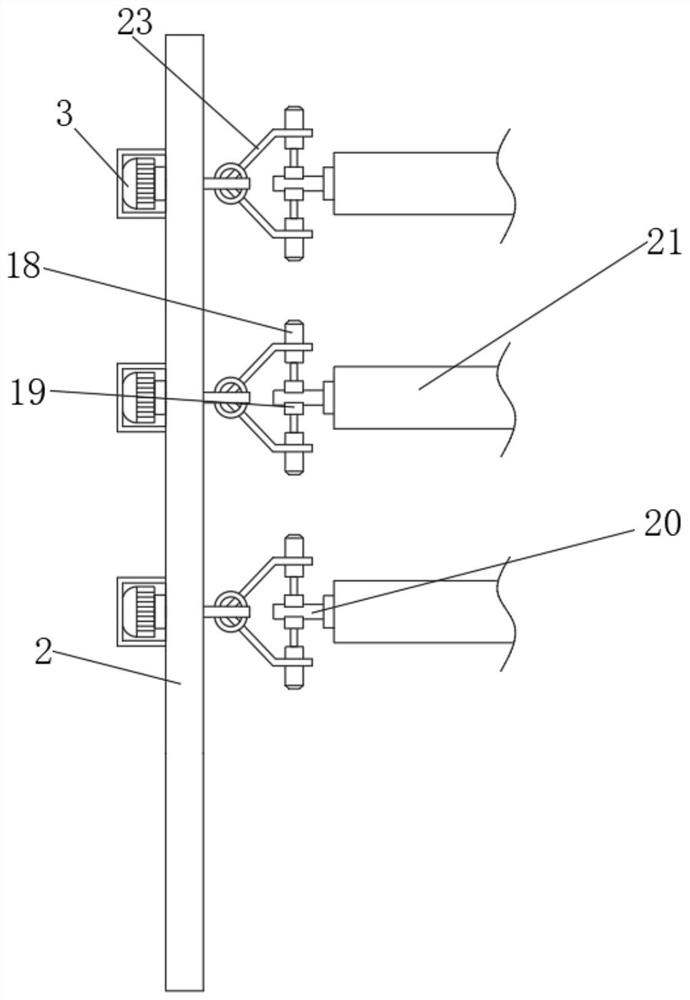 Thread splitting and winding device for textile