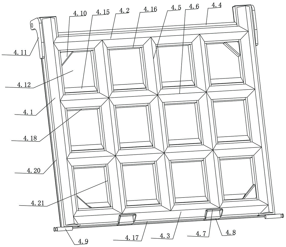 Anti-hit and anti-deformation tail plate of cargo compartment of dump truck and dump truck provided with tail plate