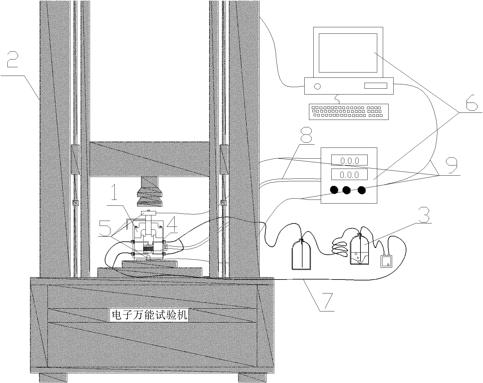 Temperature-controlled unsaturated high-pressure consolidation instrument