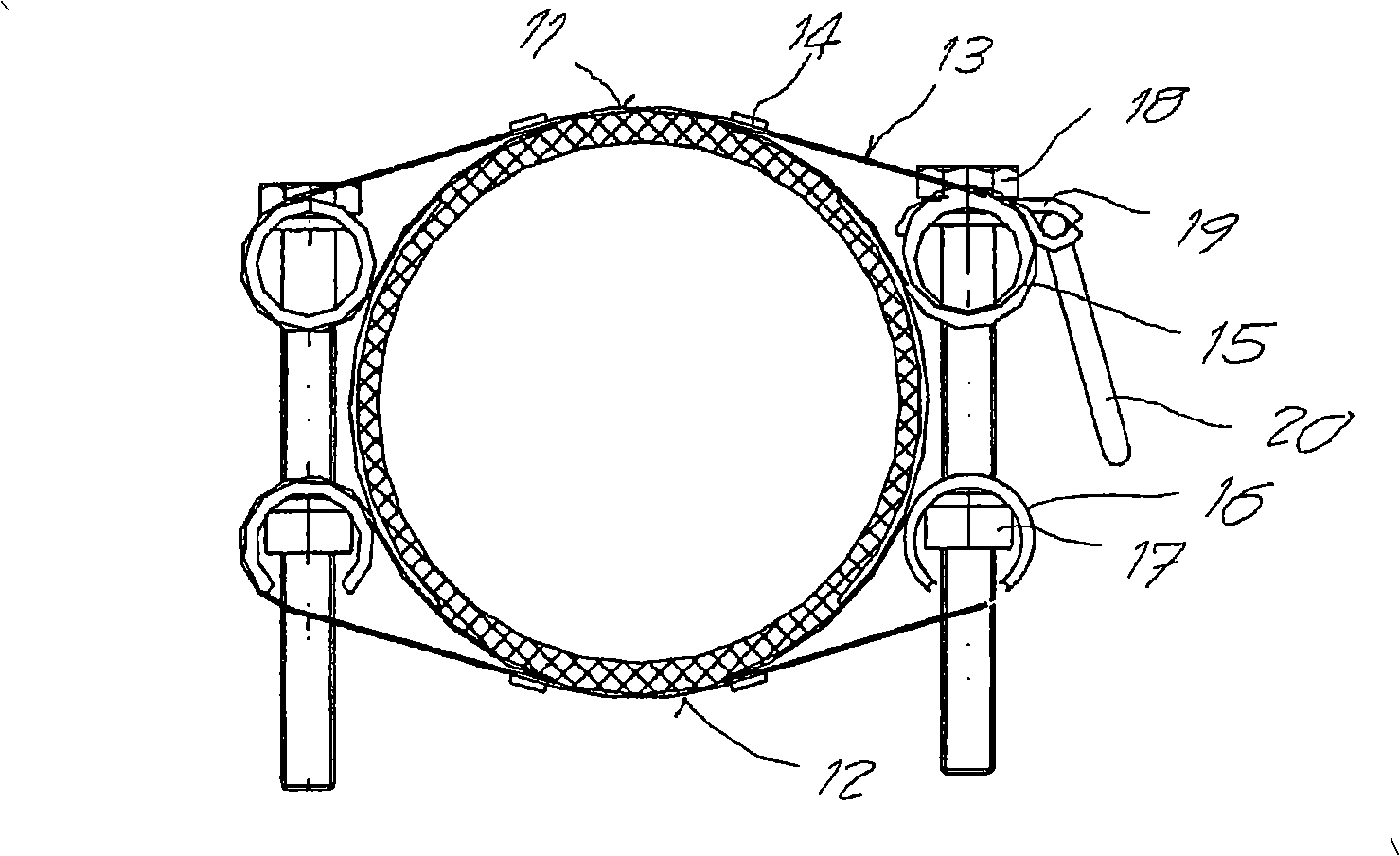 Pipe collar or clamp