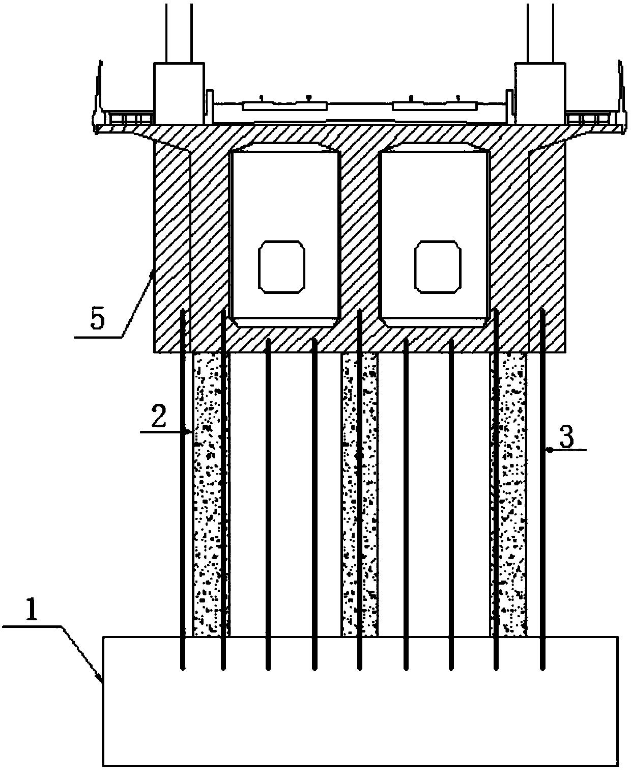 Concrete continuous girder cantilever construction load balance adjusting device and method