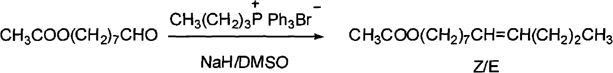 Synthesizing method of oriental fruit moth sex pheromone 8(Z/E)-dodecylene-1-alcohol acetate