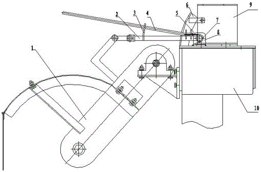 An adjustable lifting device for a tiller