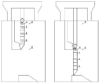 Automatic water injecting and discharging counter weight tanks for gates