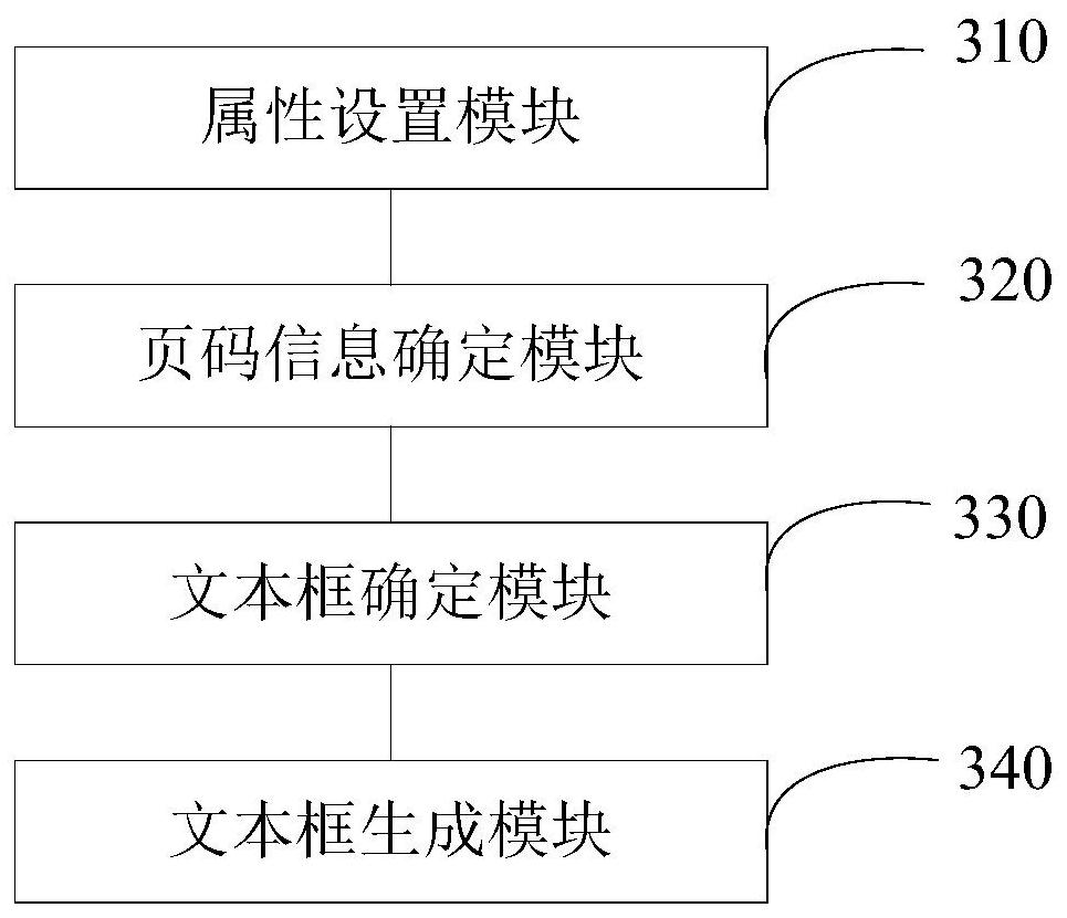 Official document page number setting method and device, equipment and storage medium