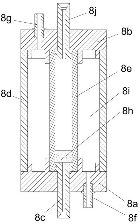 Experimental device and method for observing generation of hydrates promoted by microbubbles through nuclear magnetism