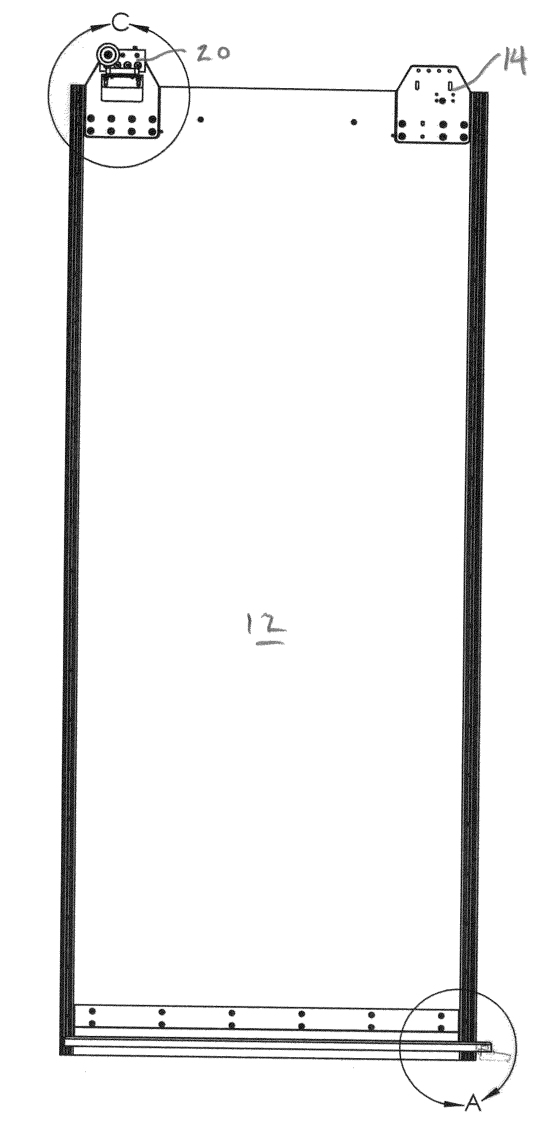 Multiseal door, method for sealing an enclosure