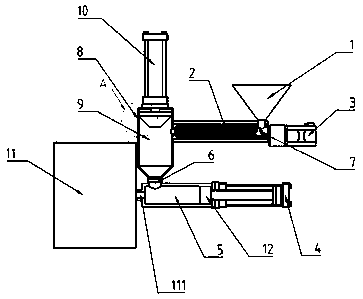 Collosol feeding mechanism capable of removing moisture for injection molding machine