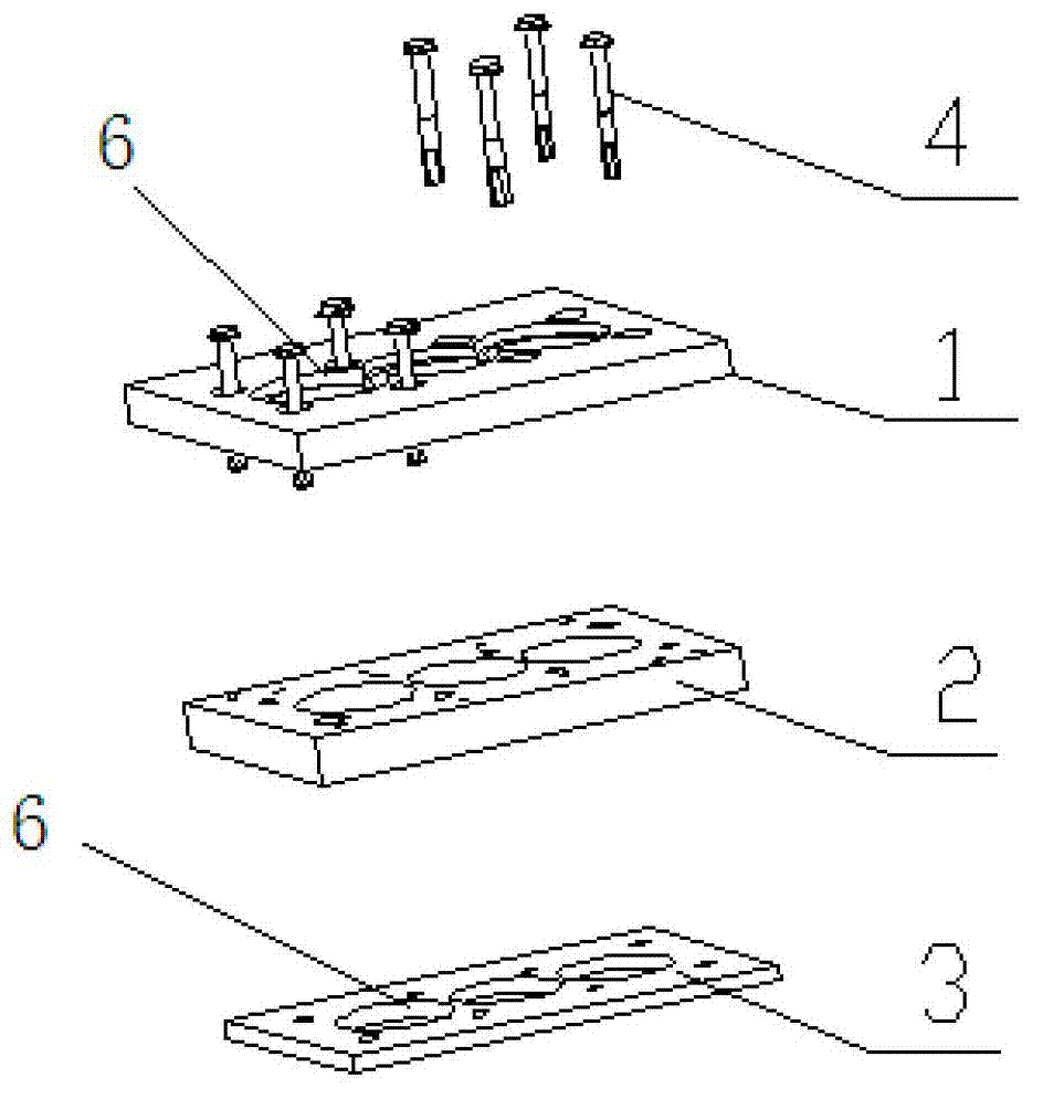 Technological cylinder cover for machining cylinder holes of engine cylinder body and machining method therefor