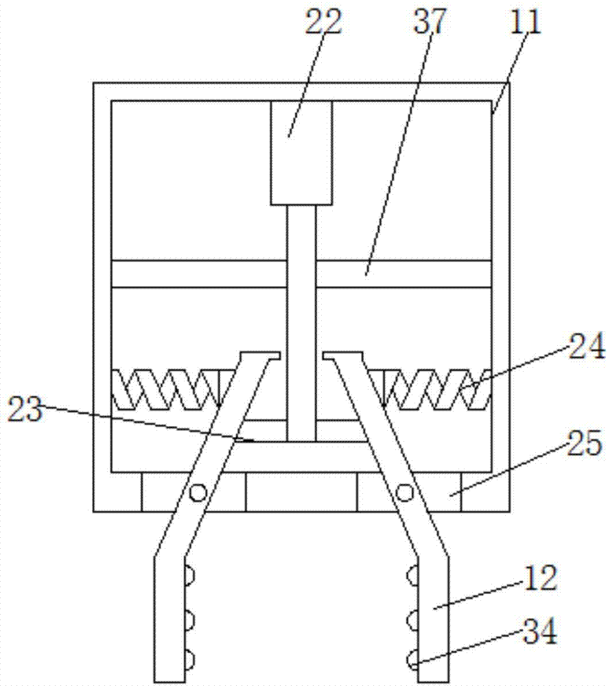 Punching device capable of automatically picking and placing materials and used for mould