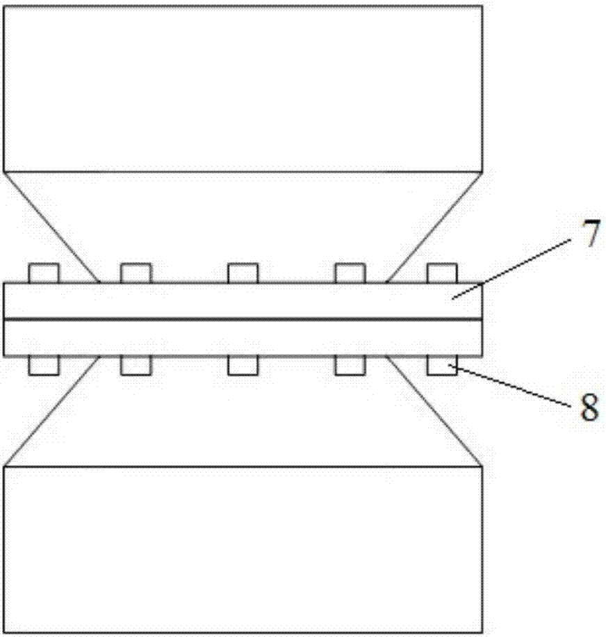 Long metal filter bag butt joint structure, auxiliary installation tool and installation method thereof