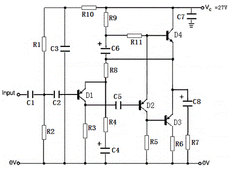 LNA (Low Noise Amplifier) TR (Transmitter and Receiver) assembly using superposition type amplifying structure