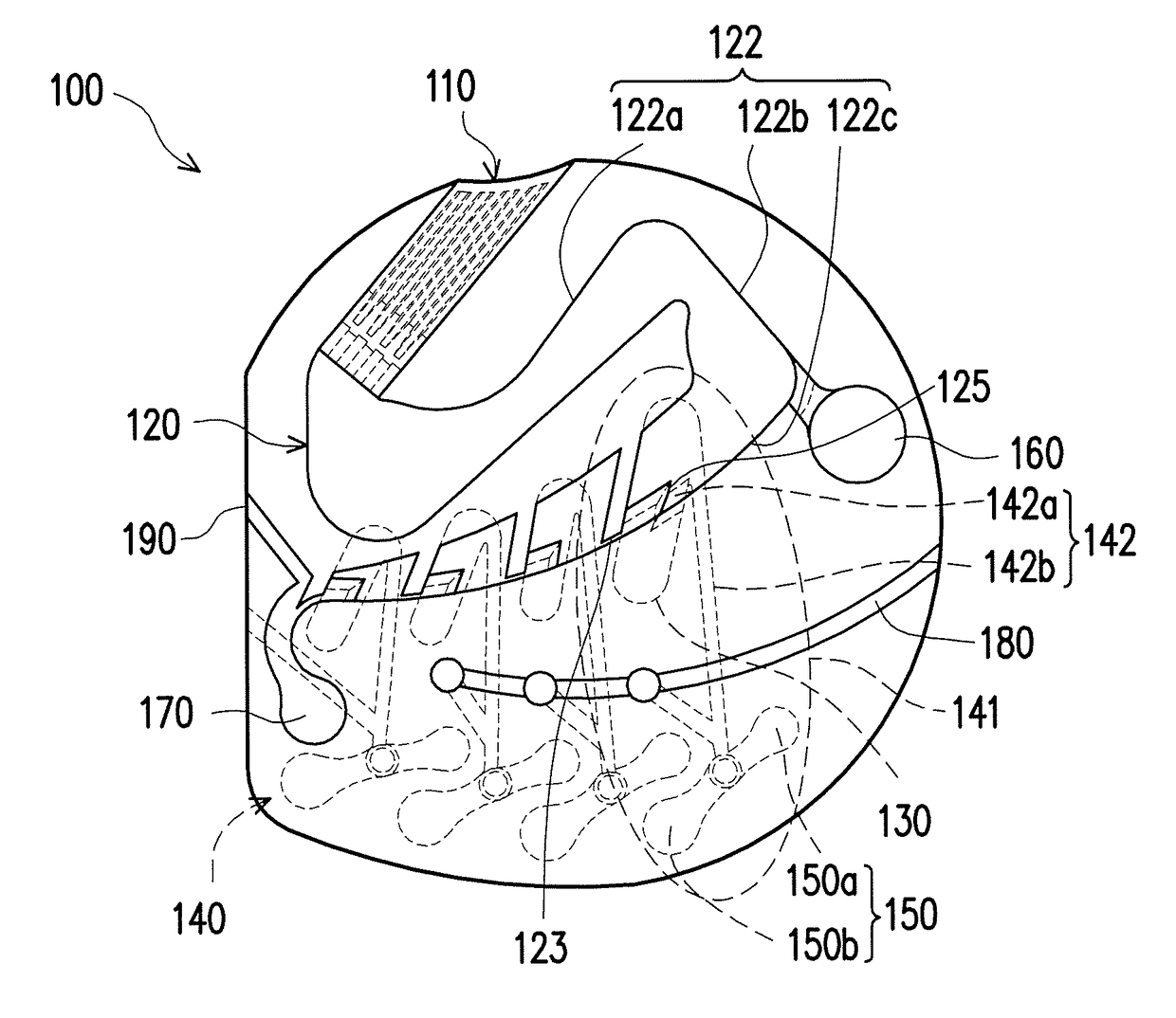 Biological detecting cartridge and flowing method of detected fluid thereof