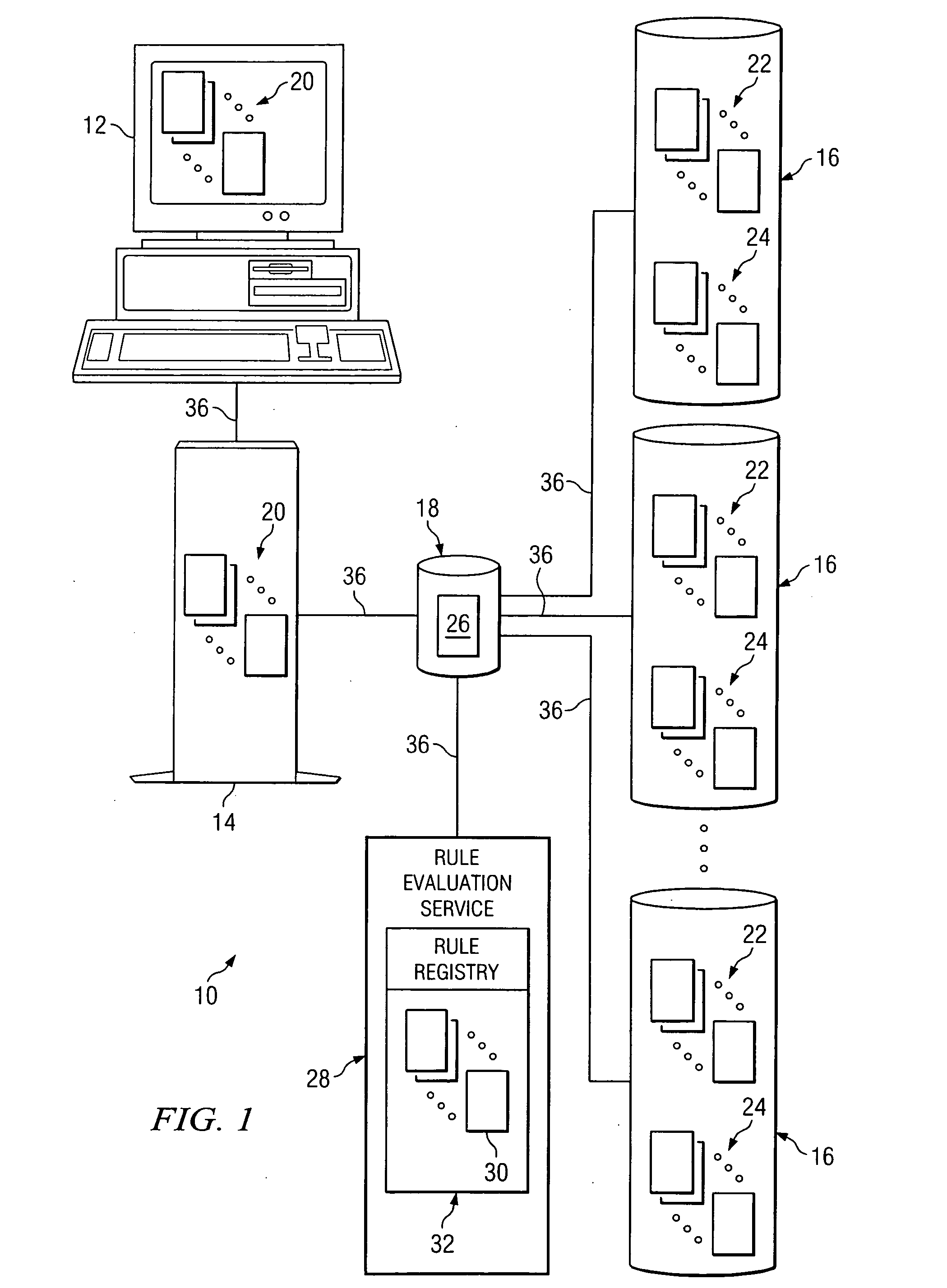System, method, and software for implementing business rules in an entity