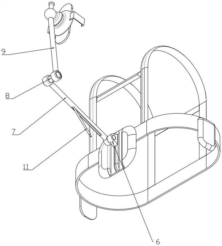 Strap type close-fitting mobile phone support