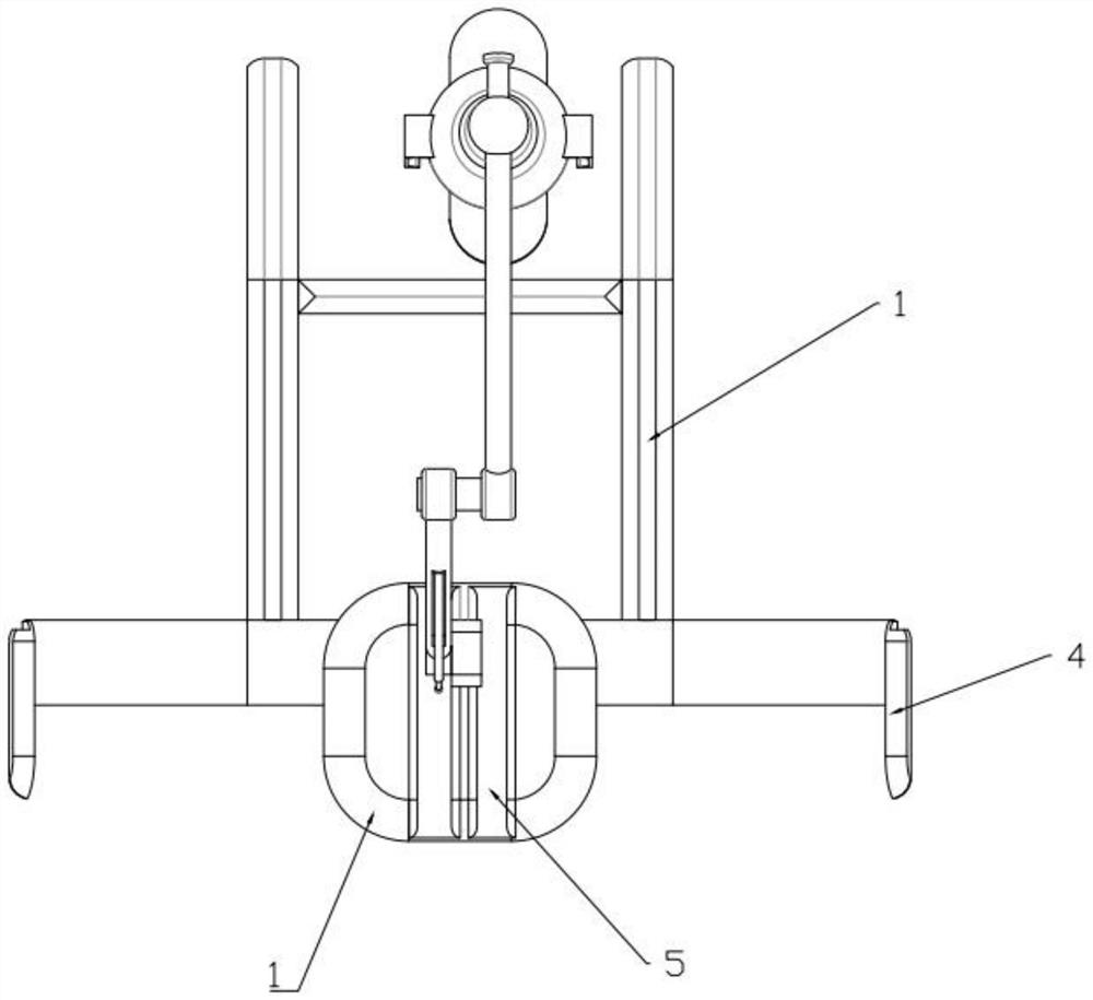 Strap type close-fitting mobile phone support