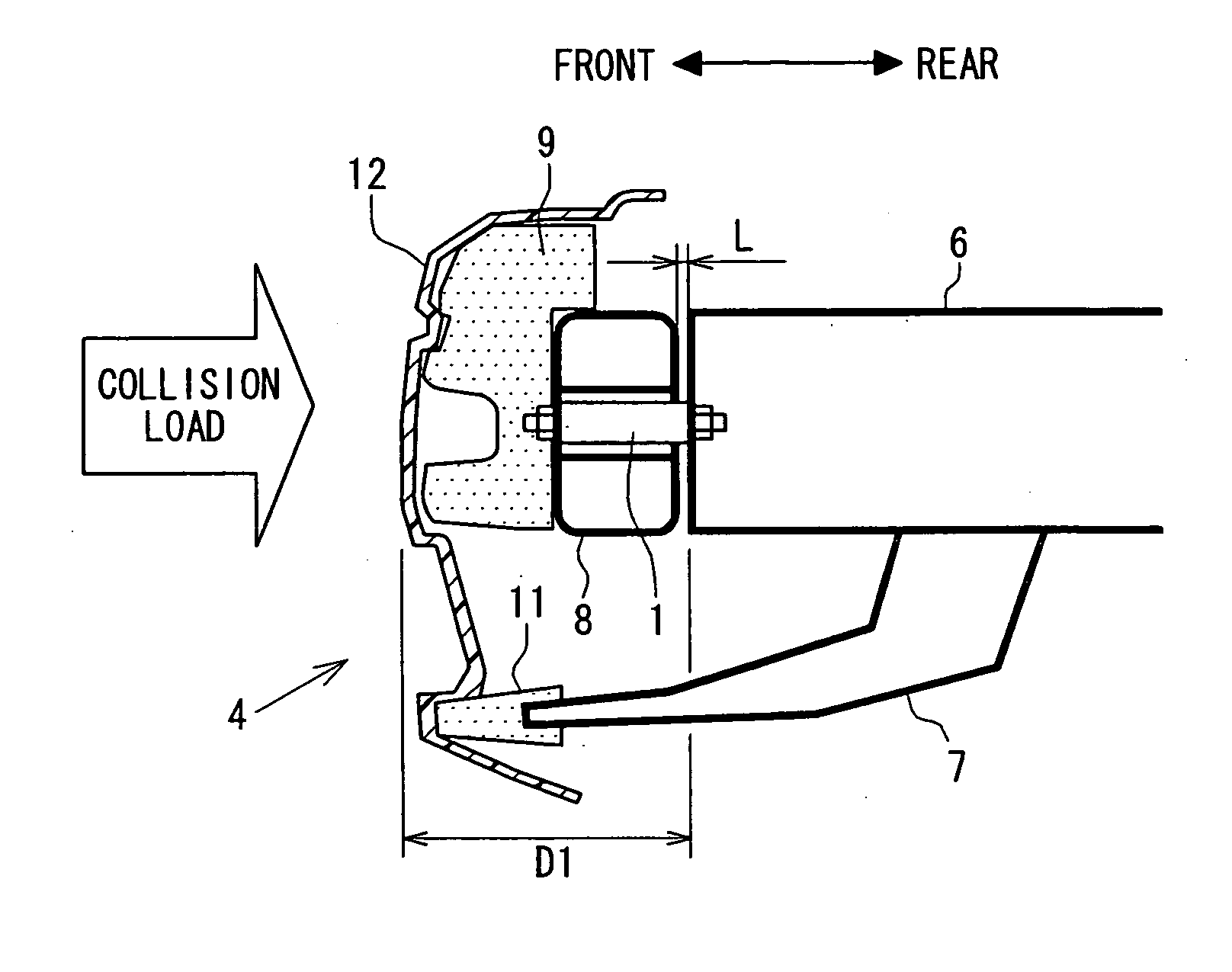 Collision object discrimination apparatus for vehicle